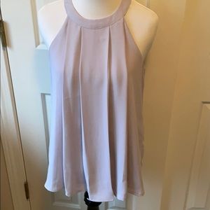Lavender pleated swing top by Doe & Rae
